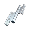 Adjustable flat frame weighted door hinges