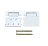 Plastic steel hinge
