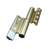 Adjustable flat frame weighted door hinges