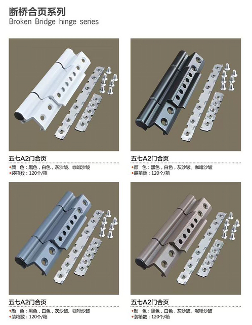 Broken bridge door hinge