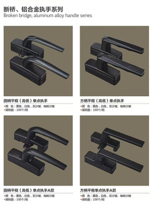 Flat frame single point handle