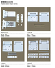 Plastic steel hinge